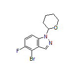 4-Bromo-5-fluoro-1-(tetrahydro-2H-pyran-2-yl)-1H-indazole