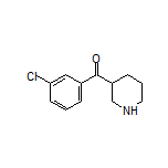 (3-Chlorophenyl)(3-piperidyl)methanone