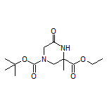 Ethyl 4-Boc-2-methyl-6-oxopiperazine-2-carboxylate