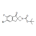 5’-Bromo-6’-fluoro-1-Boc-spiro[azetidine-3,2’-inden]-1’(3’H)-one