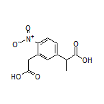 2-[3-(Carboxymethyl)-4-nitrophenyl]propanoic Acid