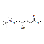 Methyl (S,E)-5-[(tert-Butyldimethylsilyl)oxy]-4-hydroxy-3-methyl-2-pentenoate