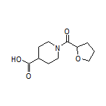 1-(Tetrahydrofuran-2-carbonyl)piperidine-4-carboxylic Acid