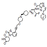 5-[(1R,4R)-2-Oxa-5-azabicyclo[2.2.1]heptan-5-yl]-N-[3-(difluoromethyl)-1-[trans-4-[[4-[[3-[1-(2,6-dioxo-3-piperidyl)-3-methyl-2-oxo-2,3-dihydro-4-benzimidazolyl]-2-propyn-1-yl]oxy]-1-piperidyl]methyl]cyclohexyl]-4-pyrazolyl]pyrazolo[1,5-a]pyrimidine-3-carboxamide