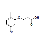 3-(5-Bromo-2-methylphenoxy)propanoic Acid
