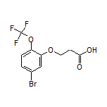 3-[5-Bromo-2-(trifluoromethoxy)phenoxy]propanoic Acid