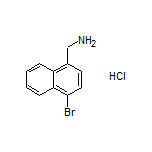 (4-Bromo-1-naphthyl)methanamine Hydrochloride