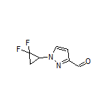 1-(2,2-Difluorocyclopropyl)-1H-pyrazole-3-carbaldehyde
