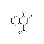 1-(3-Fluoro-4-hydroxynaphthalen-1-yl)ethanone
