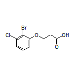 3-(2-Bromo-3-chlorophenoxy)propanoic Acid