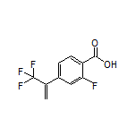 2-Fluoro-4-[1-(trifluoromethyl)vinyl]benzoic Acid