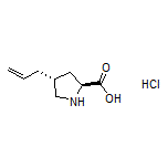(2S,4R)-4-Allylpyrrolidine-2-carboxylic Acid Hydrochloride