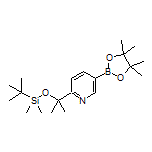 6-[2-[(tert-Butyldimethylsilyl)oxy]propan-2-yl]pyridine-3-boronic Acid Pinacol Ester