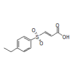(E)-3-[(4-Ethylphenyl)sulfonyl]acrylic Acid