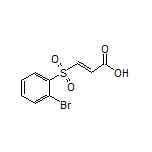 (E)-3-[(2-Bromophenyl)sulfonyl]acrylic Acid
