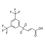 (E)-3-[[3,5-Bis(trifluoromethyl)phenyl]sulfonyl]acrylic Acid
