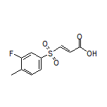 (E)-3-[(3-Fluoro-4-methylphenyl)sulfonyl]acrylic Acid