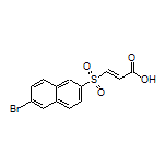 (E)-3-[(6-Bromonaphthalen-2-yl)sulfonyl]acrylic Acid