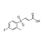 (E)-3-[(4-Fluoro-2-methylphenyl)sulfonyl]acrylic Acid