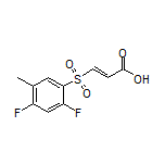 (E)-3-[(2,4-Difluoro-5-methylphenyl)sulfonyl]acrylic Acid
