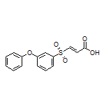 (E)-3-[(3-Phenoxyphenyl)sulfonyl]acrylic Acid