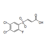 (E)-3-[(4,5-Dichloro-2-fluorophenyl)sulfonyl]acrylic Acid