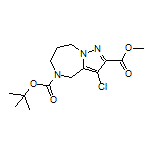 Methyl 5-Boc-3-chloro-5,6,7,8-tetrahydro-4H-pyrazolo[1,5-a][1,4]diazepine-2-carboxylate