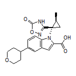 1-[(1S,2S)-2-Methyl-1-(5-oxo-4,5-dihydro-1,2,4-oxadiazol-3-yl)cyclopropyl]-5-(tetrahydro-2H-pyran-4-yl)-1H-indole-2-carboxylic Acid