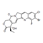 (S)-8-Bromo-9-chloro-4-ethyl-7-fluoro-4-hydroxy-1H-pyrano[3’,4’:6,7]indolizino[1,2-b]quinoline-3,14(4H,12H)-dione