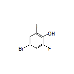 4-Bromo-2-fluoro-6-iodophenol