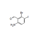 6-Amino-2-bromo-3-iodobenzaldehyde