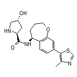 (2S,4R)-4-Hydroxy-N-[(S)-8-(4-methyl-5-thiazolyl)-2,3,4,5-tetrahydrobenzo[b]oxepin-5-yl]pyrrolidine-2-carboxamide
