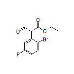 Ethyl 2-(2-Bromo-5-fluorophenyl)-3-oxopropanoate