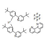Iridium-(1,10-phenanthroline-κN1,κN10)bis[5-(1,1-dimethylethyl)-2-[4-(1,1-dimethylethyl)-2-pyridinyl-κN]phenyl-κC]-(OC-6-33)-hexafluorophosphate