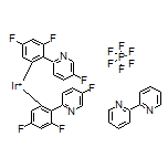 Iridium-(2,2’-bipyridine-κN1,κN1’)bis[3,5-difluoro-2-(5-fluoro-2-pyridinyl-κN)phenyl-κC]-hexafluorophosphate