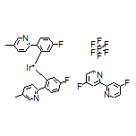 Iridium-bis[5-fluoro-2-(5-methyl-2-pyridinyl-κN)phenyl-κC](4,4’-difluoro-2,2’-bipyridine-κN1,κN1’)-hexafluorophosphate