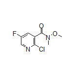 2-Chloro-5-fluoro-N-methoxy-N-methylnicotinamide