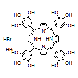5,10,15,20-Tetrakis(3,4,5-trihydroxyphenyl)porphyrin Dihydrobromide
