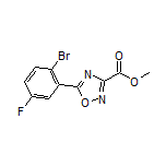 Methyl 5-(2-Bromo-5-fluorophenyl)-1,2,4-oxadiazole-3-carboxylate