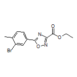 Ethyl 5-(3-Bromo-4-methylphenyl)-1,2,4-oxadiazole-3-carboxylate