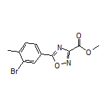 Methyl 5-(3-Bromo-4-methylphenyl)-1,2,4-oxadiazole-3-carboxylate