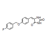 (E)-5-[4-[(4-Fluorobenzyl)oxy]benzylidene]imidazolidine-2,4-dione