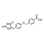 (E)-4-[[4-[(2,5-Dioxoimidazolidin-4-ylidene)methyl]phenoxy]methyl]benzoic Acid