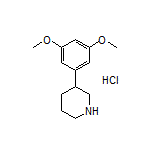 3-(3,5-Dimethoxyphenyl)piperidine Hydrochloride