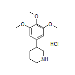 3-(3,4,5-Trimethoxyphenyl)piperidine Hydrochloride