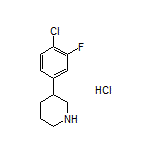 3-(4-Chloro-3-fluorophenyl)piperidine Hydrochloride
