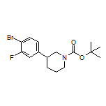 1-Boc-3-(4-bromo-3-fluorophenyl)piperidine
