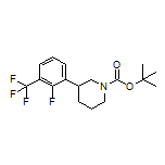 1-Boc-3-[2-fluoro-3-(trifluoromethyl)phenyl]piperidine