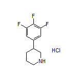 3-(3,4,5-Trifluorophenyl)piperidine Hydrochloride