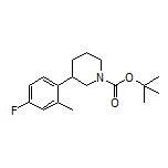 1-Boc-3-(4-fluoro-2-methylphenyl)piperidine